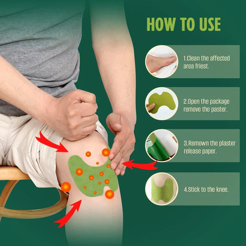 Herbal Knee Patches for Pain Relief & Daily Comfort