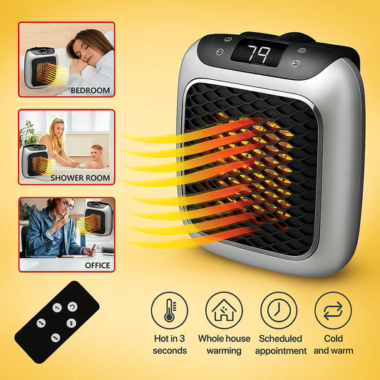Portable Heater (800W) With Remote Control